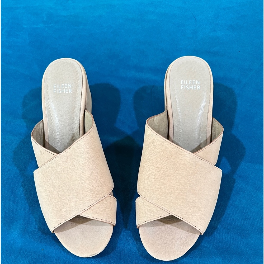 Eileen Fisher Slide Sandals 8.5